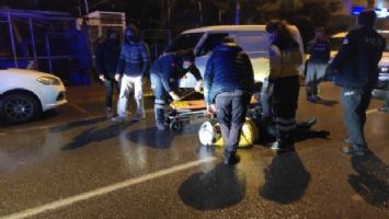 Bursa&#039;da meydana gelen kazada kurye yaralandı