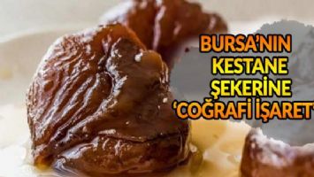 Bursa&#039;nın kestane şekerine &#039;coğrafi işaret&#039;