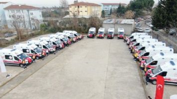Bursa&#039;ya 18 yeni ambulans