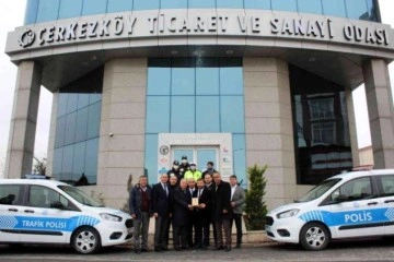Çerkezköy TSO'dan Polis Teşkilatı'na iki araç tahsisi