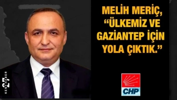 CHP listesinin süpriz ismi Melih Meriç, “"Ülkemiz ve kentimiz için yola çıktık"