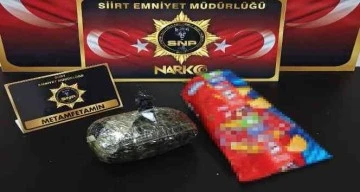 Cips paketi içinde uyuşturucu madde ele geçirildi