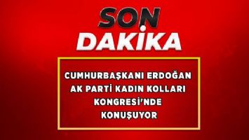 Cumhurbaşkanı Erdoğan AK Parti Kadın Kolları Kongresi&#039;nde konuşuyor