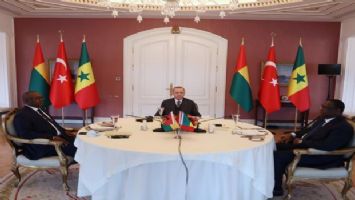 Cumhurbaşkanı Erdoğan Gine Bissau ve Senegal liderleriyle görüştü