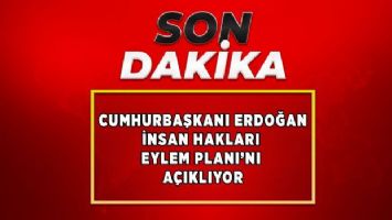 Cumhurbaşkanı Erdoğan İnsan Hakları Eylem Planı&#039;nı açıklıyor