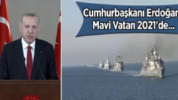Cumhurbaşkanı Erdoğan, Mavi Vatan 2021'de... (Canlı Yayın)