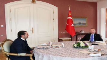 Cumhurbaşkanı Erdoğan, Saad Hariri&#039;yi kabul etti