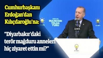 Cumhurbaşkanı Erdoğan'dan İzmir'de önemli açıklamalar