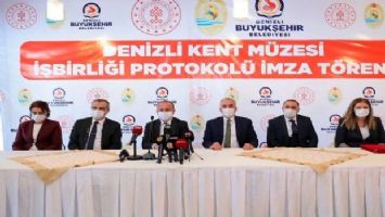 Denizli&#039;de Kent Müzesi için imzalat atıldı