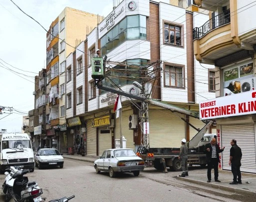 Dicle Elektrik&rsquo;ten Şanlıurfa&rsquo;da Fırtına Mesaisi