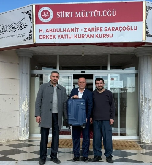 Diyanet-Sen Siirt Şubesi, Üyelerine Kabin Valizi Hediye Etti