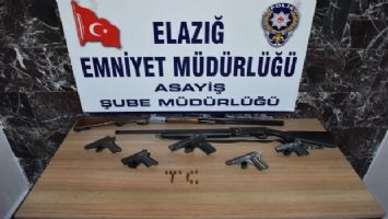 Elazığ&#039;da asayiş uygulamaları: 7 tutuklama