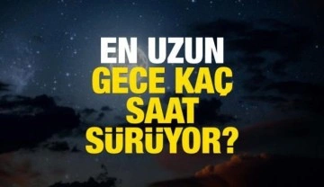 En uzun gece hangi gün ve kaç saat 2021? 21 Aralık günü ne oluyor?