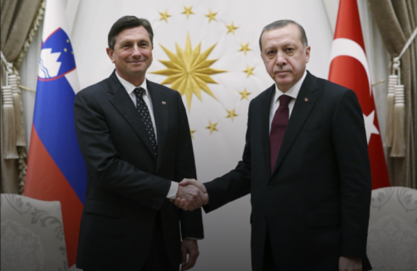 Erdoğan, Borut Pahor ile görüştü