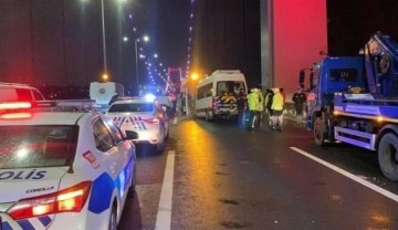 FSM Köprüsü'nde kaza: Bir kişi hayatını kaybetti