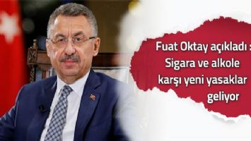 Fuat Oktay&#039;dan alkol açıklaması