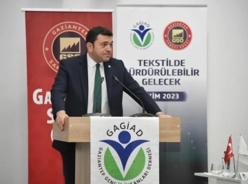 GAGİAD Başkanı Koçer, Tekstilde Sürdürülebilir Gelecek Paneli’nde konuştu
