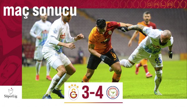 Galatasaray 3-4 Çaykur Rizespor