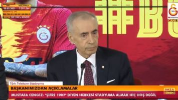 Galatasaray Başkanı Cengiz açıklamalarda bulundu