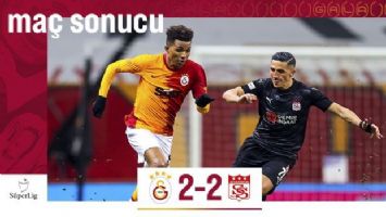 Galatasaray evinde Sivasspor ile berabere kaldı