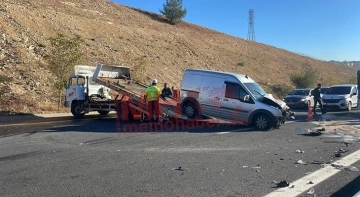 Gaziantep çevre yolunda feci kaza.  Ortalık savaş alanına döndü!