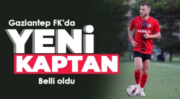 Gaziantep FK'da yeni kaptan belli oldu
