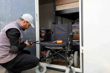 Gaziantep’te bin 725 adet akülü ve manuel tekerlekli sandalye tamir edildi