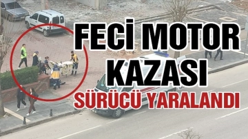 Gaziantep’te feci motor kazası! Yaralı var