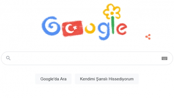 Google'dan 23 Nisan doodle'ı