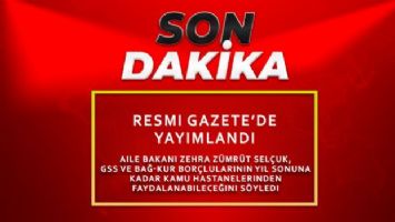 GSS ve Bağ-Kur prim borçları uzatıldı