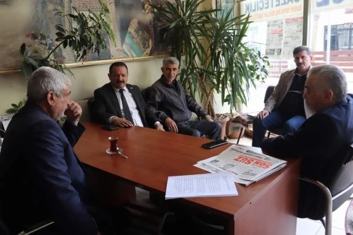 Gurbetteki Siirtlilerden Gazetemize ziyaret
