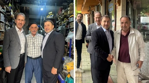 G&uuml;ven Kuzu&rsquo;dan Se&ccedil;im Sonrası Esnaf ve &Uuml;yelere Teşekk&uuml;r Ziyareti