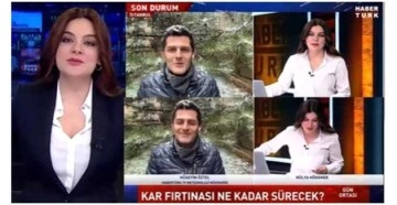 Habertürk Tv'de İlginç Anlar! Habertürk Sunucusu Hülya Hökenek'in Eşi Bakın Kim Çıktı