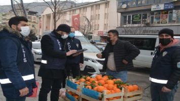 Hakkari&#039;de Koronavirüs tedbirleri denetimi