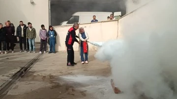 Hastane Personeline Yangın Eğitimi Verildi