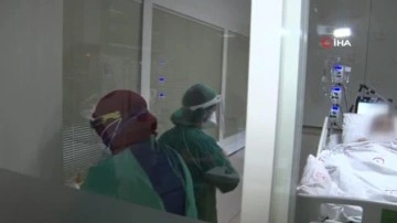Herkes eğlenirken onlar yoğun bakım ünitesinde korona virüs hastalarına nefes oldu