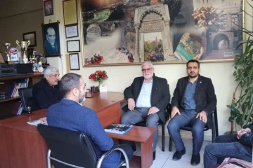 HÜDA PAR Siirt Belediye Başkan Adayı Özcan’dan Gazetemize Ziyaret