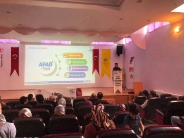 İHH'dan afet bilgilendirme semineri