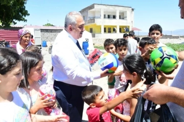 İl Başkanı Çetin, Depremzedeleri yalnız bırakmıyor