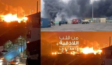 İsrail, Lazkiye limanını bombaladı