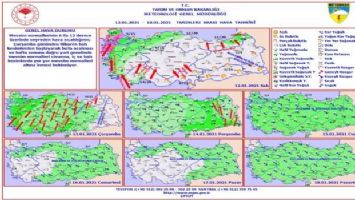 İstanbul&#039;da 4 gün kar yağışı etkili olacak