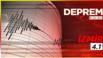 İzmir Karaburun açıklarında 4,1 büyüklüğünde deprem meydana geldi