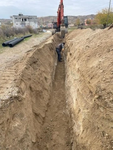 Kanalizasyon çalışmaları devam ediyor