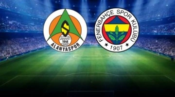 Kanarya seriyi sürdürmek istiyor! Alanyaspor-Fenerbahçe maçı başladı