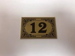 Kapı numara levhası satın alınacaktır