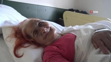 Kaybolduktan 5 gün sonra İHA muhabirinin bulduğu yaşlı kadın yaşama tutunmaya çalışıyor