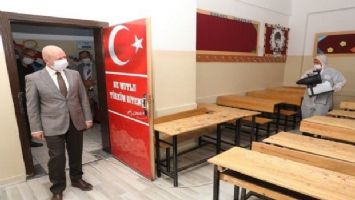 Kayseri Kocasinan&#039;da okullarda sağlıklı mesai