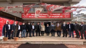 Kilis&#039;te AK Partili Vekil&#039;den MHP&#039;ye ziyaret