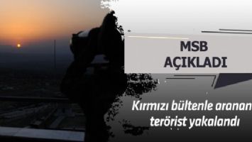 Kırmızı bültenle aranan terörist yakalandı