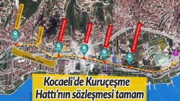 Kocaeli&#039;de Kuruçeşme Hattı&#039;nın sözleşmesi tamam